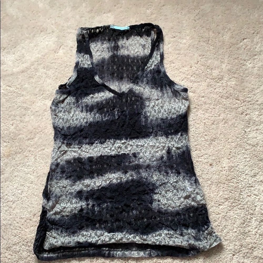 Maurice's sheer lace Tank Top.